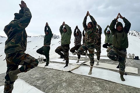 Yoga Day 2024 celebrations in Bandipora